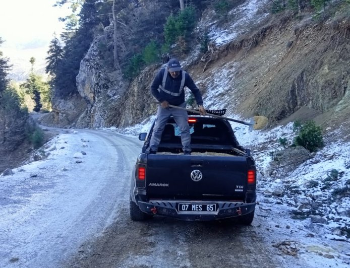 Alanya’nın Yüksek Kesimlerinde Kış Mesaisi: Ekipler Teyakkuzda