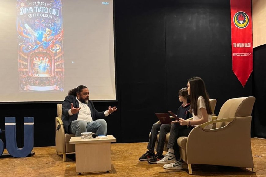 Antalya Devlet Tiyatrosu Müdürü Gökhan Tüzün, TED Kürsü'sünde Gençlerle Buluştu...