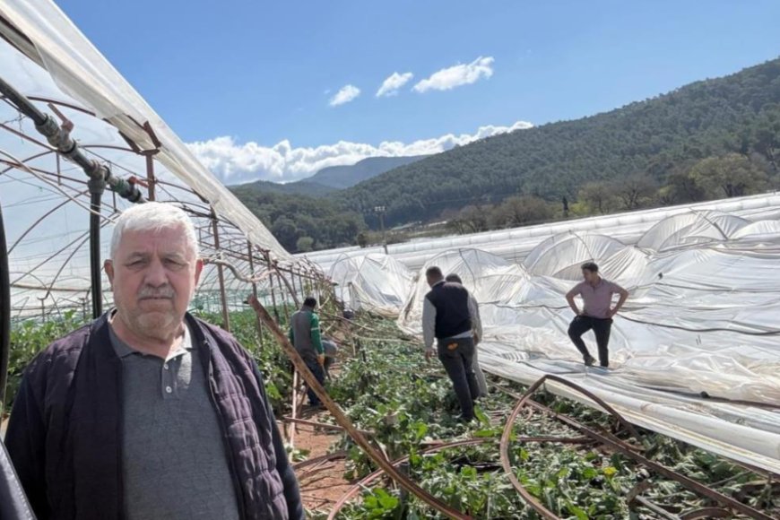 Antalya'da Fırtınanın Bilançosu Ağır: Seralar Kullanılamaz Hale Geldi