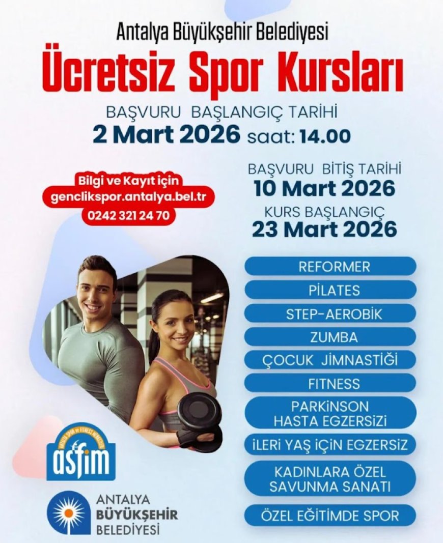 ASFİM’de Yeni Sezon Heyecanı: Ücretsiz Spor İçin Kayıtlar Başladı!