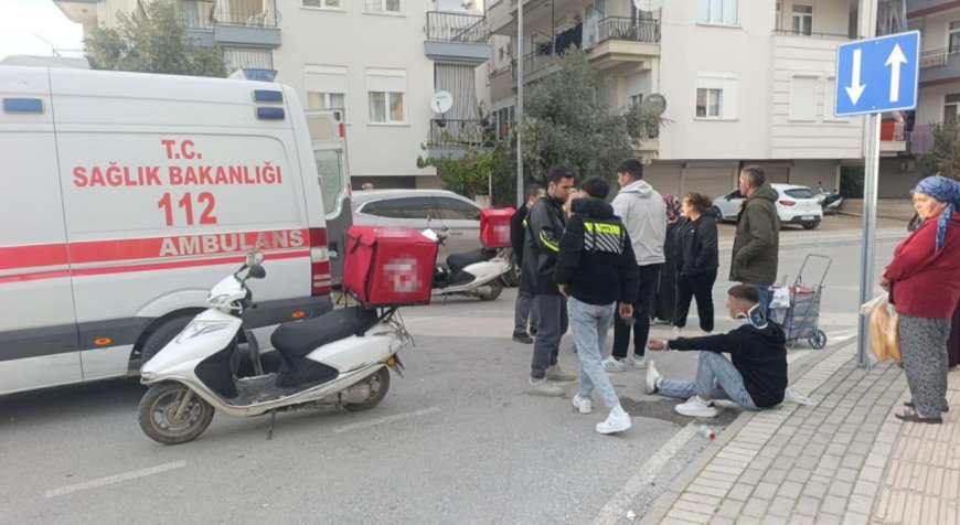 Antalya Manavgat'ta Motosiklet ve Elektrikli Bisiklet Çarpıştı: Küçük Çocuklar Kazadan Yaralı Kurtuldu