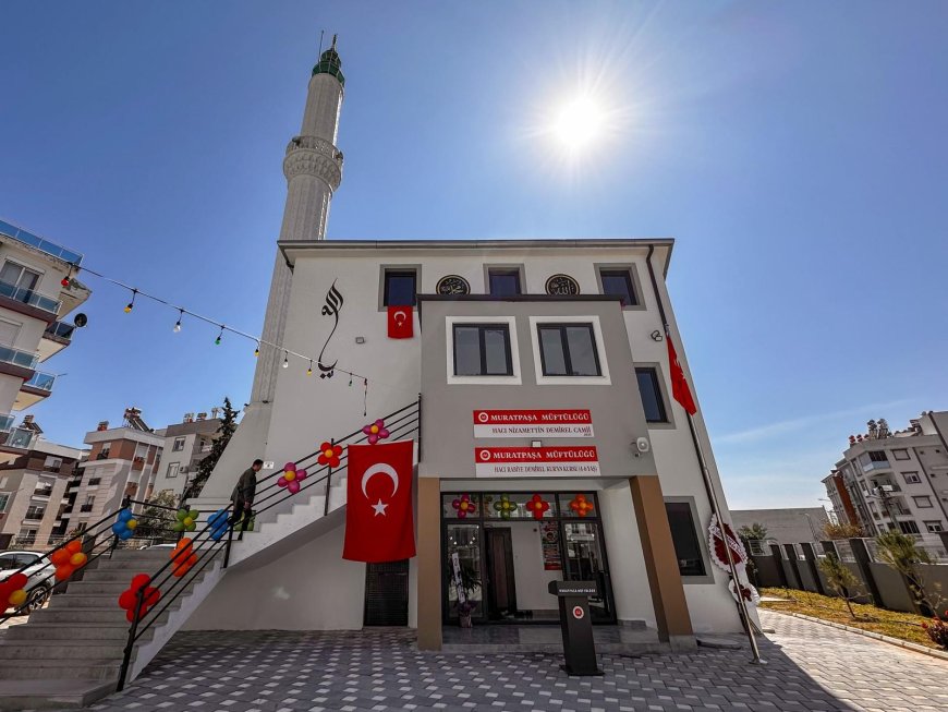 Muratpaşa'da Hayırsever Eliyle Yükselen İbadethane Dualarla Açıldı