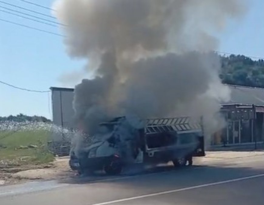 Karton Yüklü Araç Kül Oldu: Serik’te Korkutan Yangın.