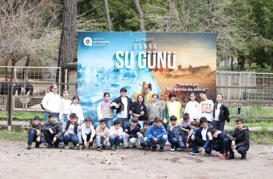Antalya’da Su İçin Seferberlik: Çocuklar Tasarrufu Sahasında Öğreniyor.