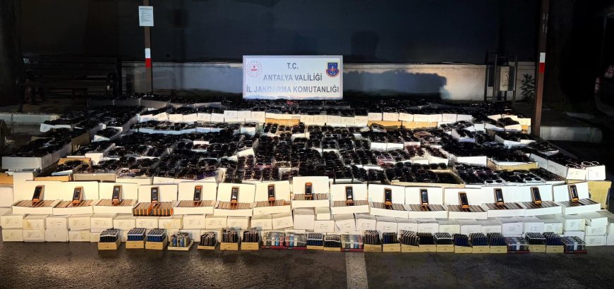 Manavgat’ta Dev Kaçakçılık Darbesi: 25.5 Milyon TL’lik Malzeme Ele Geçirildi!