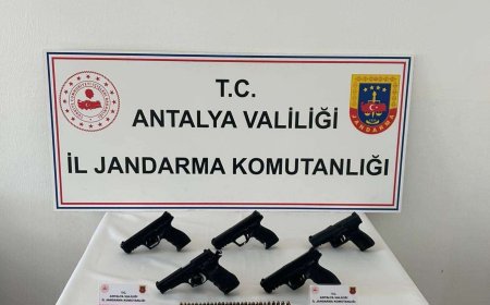 Gazipaşa’da Jandarmadan Silah Operasyonu: 5 Şüpheli Yakalandı