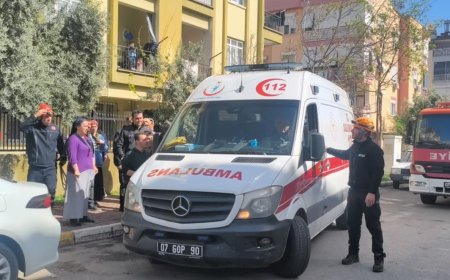 Kepez’de 45 Dakikalık Kurtarma Operasyonu: Küçük Ömer Sağ Çıkarıldı