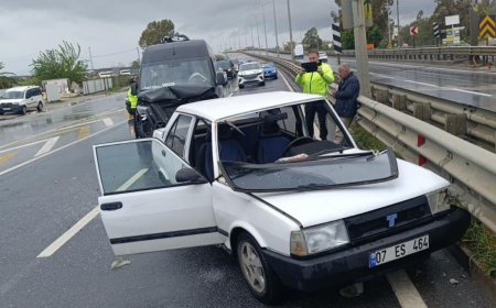 Manavgat Çevreyolu'nda Ters Yön Dehşeti Aniden Önüne Çıktı, Kurtaramadı