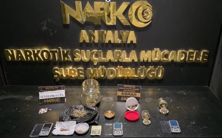 Antalya Emniyeti'nden Zehir Tacirlerine Darbe