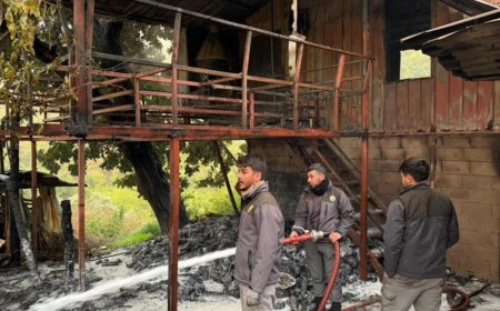 Alanya Akçatı’da Korkutan Yangın: Müstakil Ev Alevlere Teslim Oldu