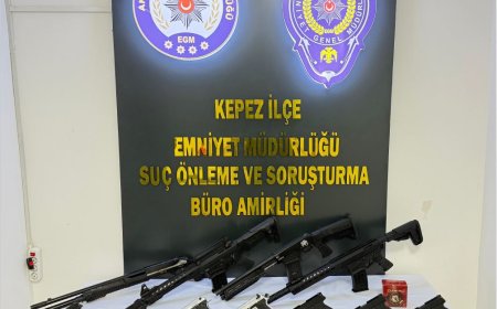 Kepez’de Şafak Operasyonu: Çok Sayıda Silah Ele Geçirildi