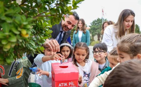 Manavgatlı Miniklerden Doğaya Can Suyu: Atık Piller Geri Dönüşüme