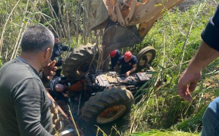 Antalya'da Feci Kaza: Traktörün Altında Kalan Çiftçi Kurtarılamadı
