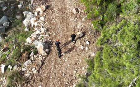 Konyaaltı’nda Dağda Yolunu Kaybeden Şahıs AFAD Ekiplerince Kurtarıldı