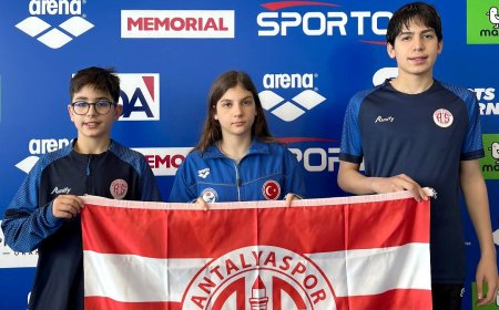 Antalya’dan Edirne’ye Uzanan Başarı: Genç Yüzücüler Kendi Rekorlarını Kırdı