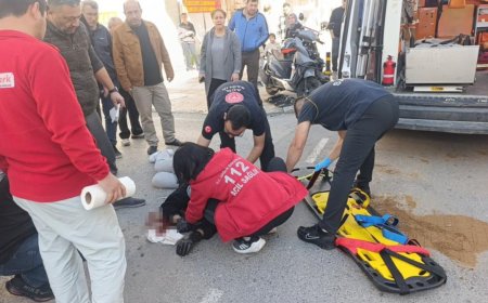 Manavgat’ta Dehşet Anları Kamerada: Çarpmanın Şiddetiyle Havaya Fırladı!