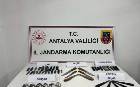 Gazipaşa’da Okul Çevrelerinde "Kesici Alet" Operasyonu: Jandarma Geçit Vermedi