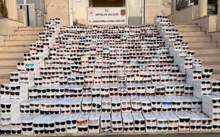Alanya'da Jandarmadan Dev Operasyon: 20 Milyon TL Değerinde Kaçak Gözlük Ele Geçirildi