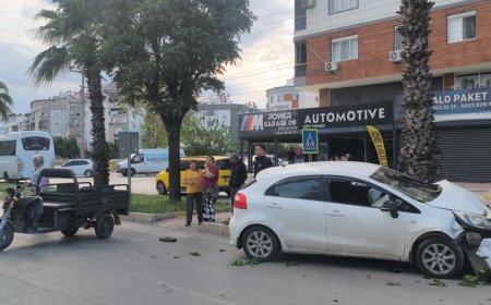 Antalya’da Korkutan Kaza: Sürücünün Refleksi Facianın Önüne Geçti