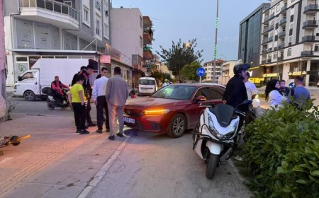 Serik'te Otomobil ile Elektrikli Bisiklet Çarpıştı: 2 Çocuk Yaralı