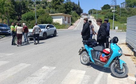 Manavgat'ta Otomobil ile Motorlu Bisiklet Çarpıştı: 1 Yaralı