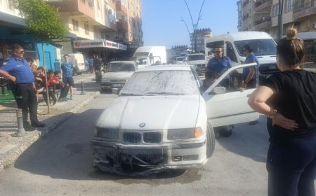 Manavgat'ta Can Pazarı: Alev Alan Otomobilden Bebeklerini Son Anda Kurtardılar!