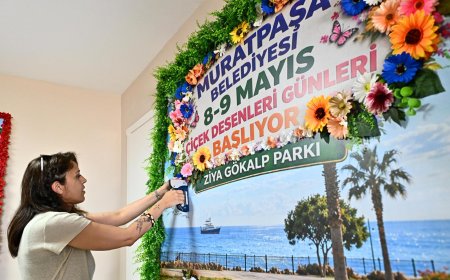 Çiçekten Tablolar Falezleri Süsleyecek: Muratpaşa’da Bahar Hazırlığı