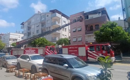 Manavgat’ta Yangın Panği: Turistler Alışverişi Bırakıp Telefona Sarıldı