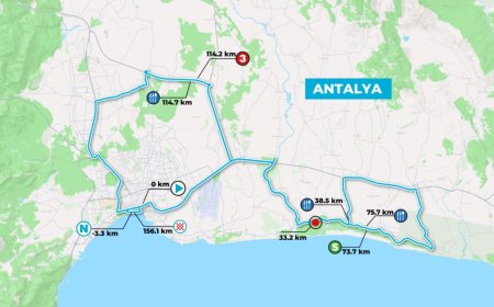 Antalya’da Dev Organizasyon: 61. Cumhurbaşkanlığı Bisiklet Turu İçin Yollar Kapanıyor!
