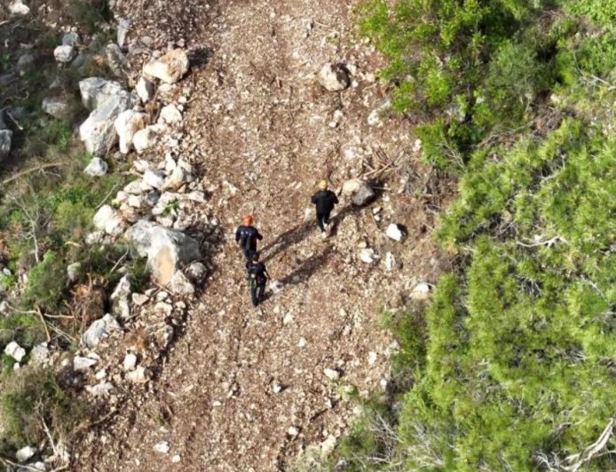 Konyaaltı’nda Dağda Yolunu Kaybeden Şahıs AFAD Ekiplerince Kurtarıldı