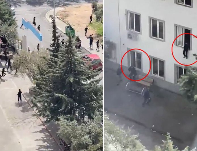 Kahramanmaraş’ta Okulda Dehşet Anları! Saldırıdan Kaçmak İçin Camdan Atladılar