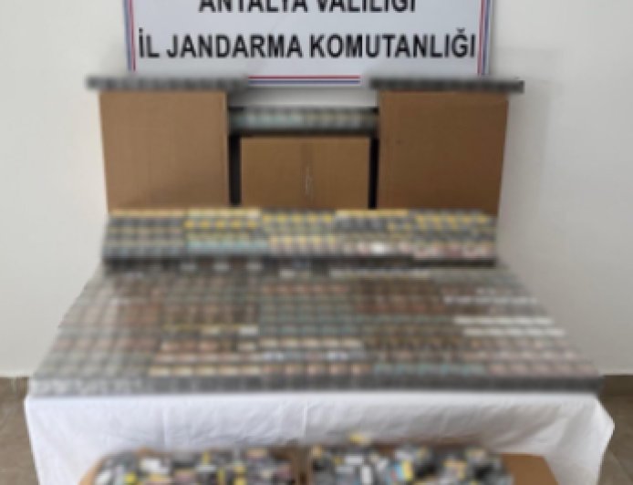 Manavgat’ta Kaçak Sigara Operasyonu: 1 Milyon TL’lik Vurgun Engellendi