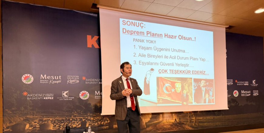 Japon Uzman Antalya’da Açıkladı: Enkaz Altında Sıvı Çikolata ve Düdük Hayat Kurtarır