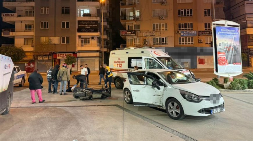 Antalya Muratpaşa’da Kaza: Motosiklet Sürücüsü Yaralandı