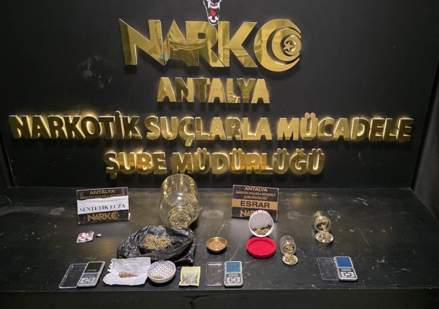 Antalya Emniyeti'nden Zehir Tacirlerine Darbe