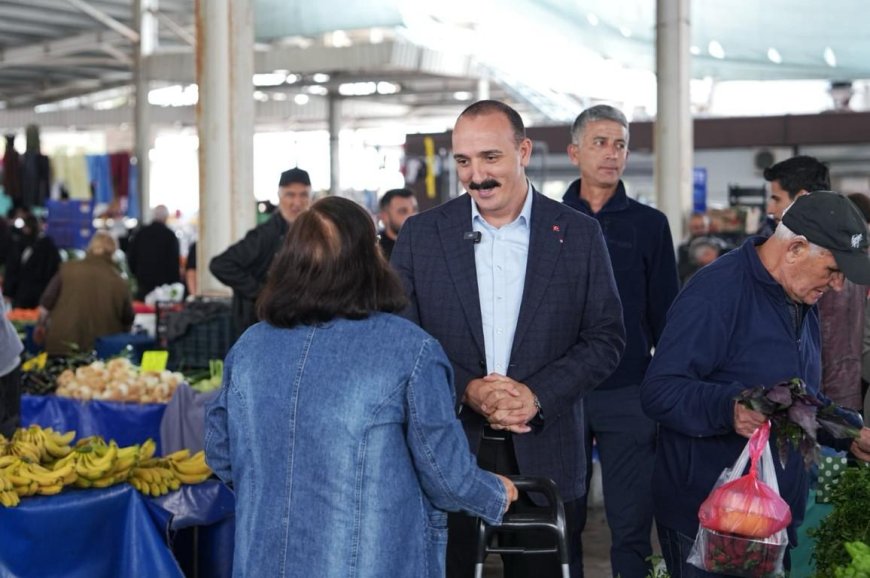Konyaaltı Belediye Başkanı Cem Kotan Esnaf ve Vatandaşla Buluştu