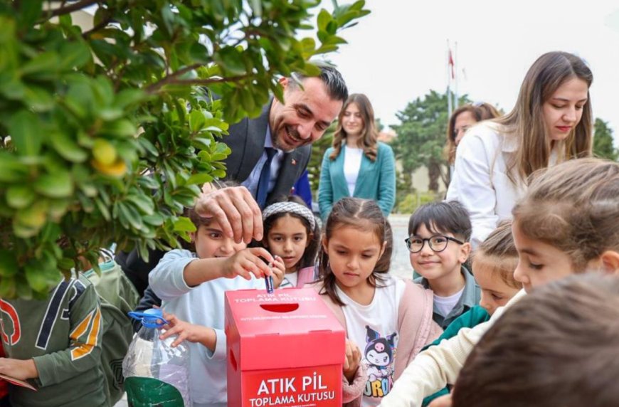 Manavgatlı Miniklerden Doğaya Can Suyu: Atık Piller Geri Dönüşüme