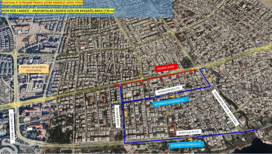 100. Yıl Bulvarı’nda Asfalt Mesaisi: Hangi Güzergâhlar Trafiğe Kapanıyor?