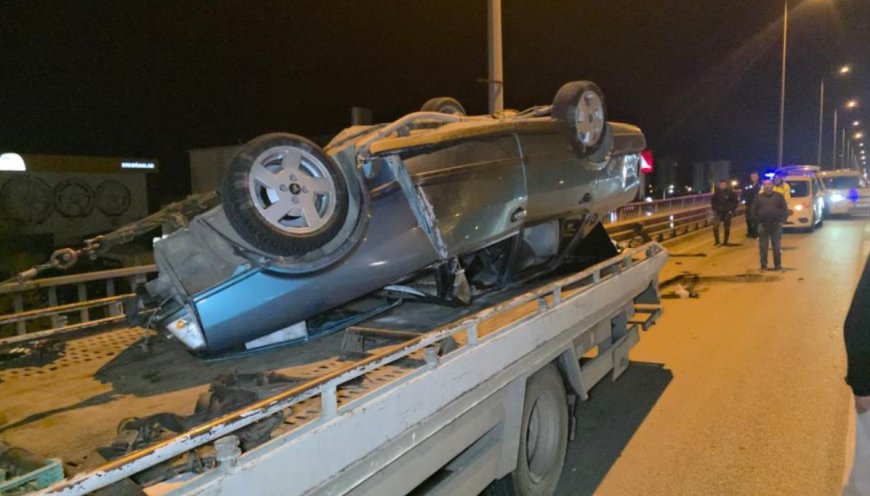 Antalya’da Korkutan Kaza: Takla Atan Otomobilden Sağ Çıktılar!