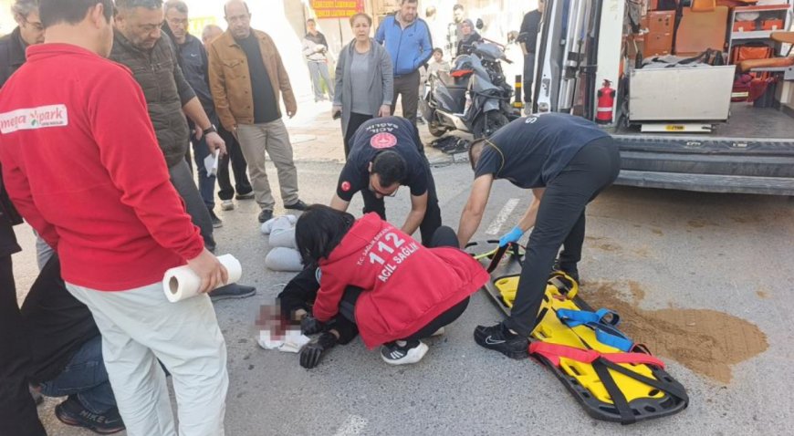 Manavgat’ta Dehşet Anları Kamerada: Çarpmanın Şiddetiyle Havaya Fırladı!