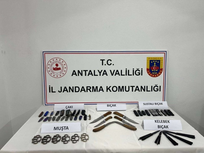 Gazipaşa’da Okul Çevrelerinde "Kesici Alet" Operasyonu: Jandarma Geçit Vermedi