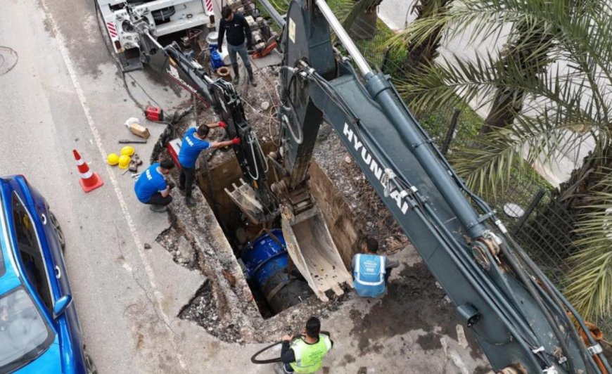 Antalya’nın Altyapısında 50 Yıllık Güvence: 35 Yıllık Dev Vana Yenilendi.