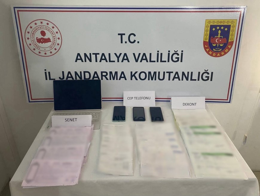 Kaş’ta Tefeci Şebekesine Jandarma Darbesi: 4 Gözaltı!