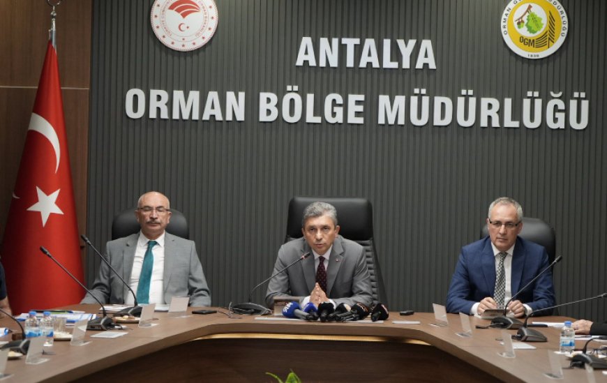 Antalya’da Yangına Karşı "Isı Haritası" Dönemi: Riskli Bölgeler Mercek Altında!