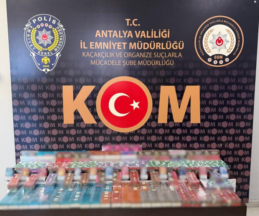 Antalya’da Kaçakçılığa ve Organize Suçlara Geçit Yok: Çok Sayıda Tutuklama ve Operasyon!