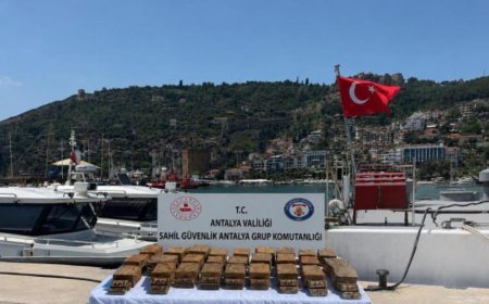 Alanya’da Sahile Vuran Paketten 40 Kilogram Esrar Çıktı