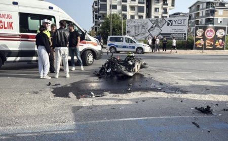 Gazipaşa’da Motosiklet ile Kamyonet Çarpıştı: 1 Ağır Yaralı
