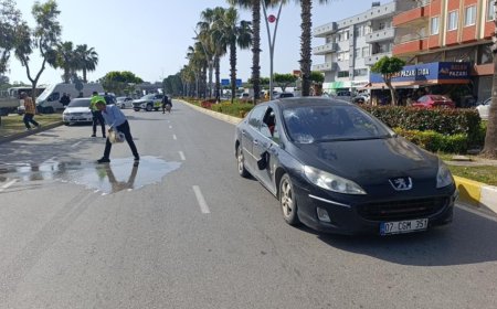 Manavgat'ta Yayaya Çarpan Otomobilin Camı Patladı: Yaralının Durumu Kritik