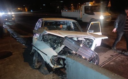 Antalya'nın Manavgat ilçesinde bariyerlere çarpıp kaza yapan sürücü olay yerinden firar etti.