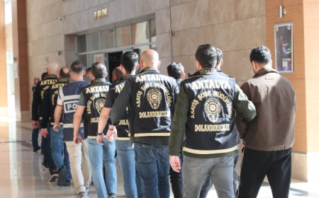 ANTALYA MERKEZLİ 8 İLDE DOLANDIRICILIK OPERASYONU: 14 TUTUKLU